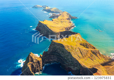Landscape with Ponta de Sao Lourenco, Madeira Island, Portugal Landscape with Ponta de Sao Lourenco, Madeira Island, Portugal 123975831