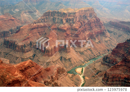 Aerial View Grand Canyon Arizona 123975978