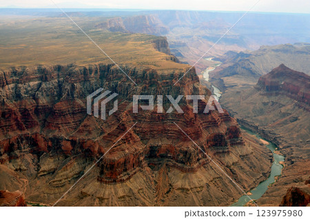Aerial View Grand Canyon Arizona 123975980