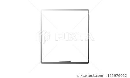 Premium tablet in trendy thin frame design. vector. Premium tablet in trendy thin frame design. vector. 123976032