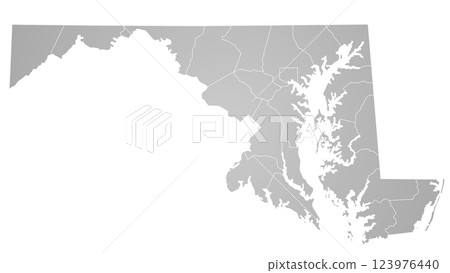 Maryland administrative map. counties of Maryland map, blank Map, empty map of Maryland Maryland administrative map. counties of Maryland map, blank Map, empty map of Maryland 123976440