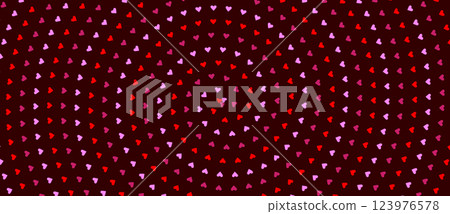 Halftone spiral with pink hearts. Abstract Valentines Day modern background. Halftone spiral with pink hearts. Abstract Valentines Day modern background. 123976578