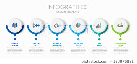 Infographic design template with place for your data. Vector illustration. Infographic design template with place for your data. Vector illustration. 123976881