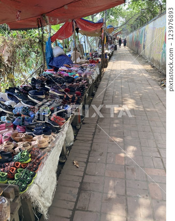 A street stall in Dhaka, Bangladesh, a developing country overseas A street stall in Dhaka, Bangladesh, a developing country overseas 123976893