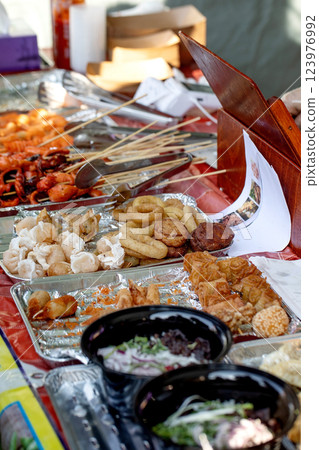 Street food festival 123976992