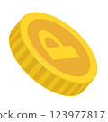 Point coin illustration 02 123977817