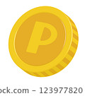 Point coin illustration 03 123977820