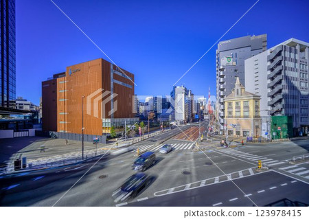 Tokyo cityscape, Tokyo Tower and Route 1 123978415