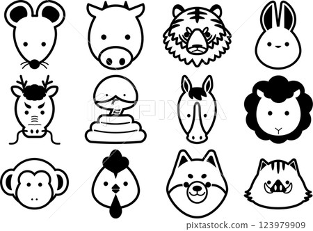 Zodiac icon 123979909