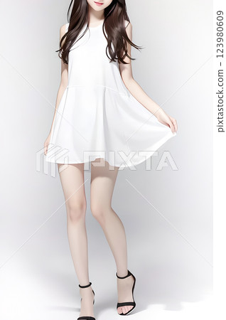 Beautiful legs model Beautiful legs model 123980609