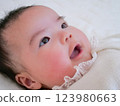 Baby turning over 123980663