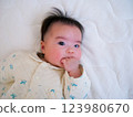 Baby to give up for the first time 123980670