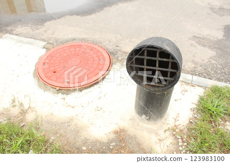 pipe for ventilation of gas outlets. Ventilation pipes 123983100