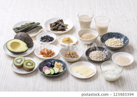Intestinal health food ingredients, health food ingredients, image material 123983394