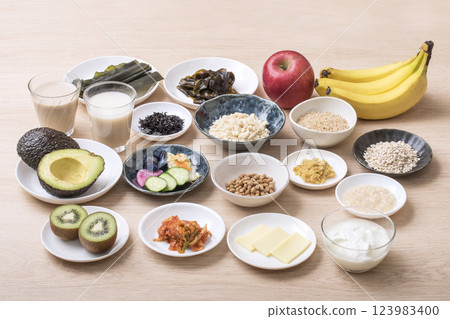 Intestinal health food ingredients, health food ingredients, image material Intestinal health food ingredients, health food ingredients, image material 123983400
