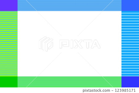 Border pattern frame pastel color 123985171