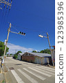 The only traffic light on Minamidaito Island 123985396