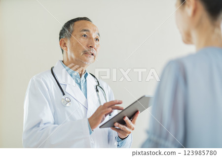 醫生和病人的肖像 醫生和病人的肖像 123985780