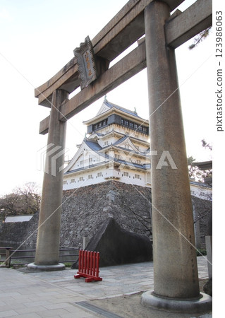 Kokura Castle scenery in Kokurakita Ward, Kitakyushu City Kokura Castle scenery in Kokurakita Ward, Kitakyushu City 123986063