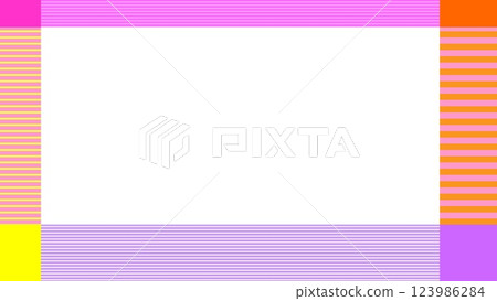 邊框圖案框架柔和色彩 邊框圖案框架柔和色彩 123986284