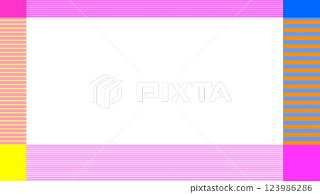 邊框圖案框架柔和色彩 邊框圖案框架柔和色彩 123986286