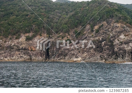 The sea of the Goto Islands, Kamigoto, Nagasaki Prefecture, beautiful sea The sea of the Goto Islands, Kamigoto, Nagasaki Prefecture, beautiful sea 123987285
