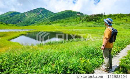 夏季登山火內山和妙高山(從天狗的花園看火內山) 夏季登山火內山和妙高山(從天狗的花園看火內山) 123988294
