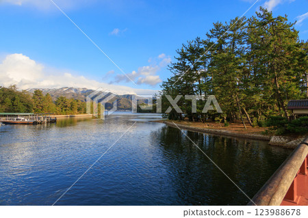 從旋轉橋上看到的風景 123988678