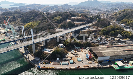 尾道海峽【尾道大橋及尾道市】無人機航拍_SHONMI_001～SHONMI_015 123989617