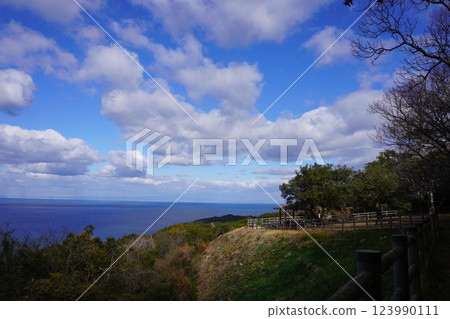 The sea seen from the observation deck The sea seen from the observation deck 123990111