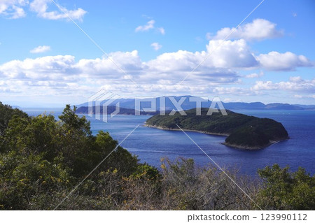Tomogashima Island seen from the observation deck 123990112