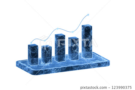 isolated, rise, development 123990375