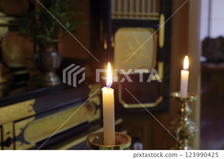 佛壇及祭祀儀式圖片 123990425