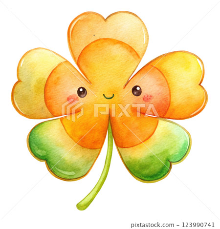 St. Patrick Day Watercolor St. Patrick Day Watercolor 123990741