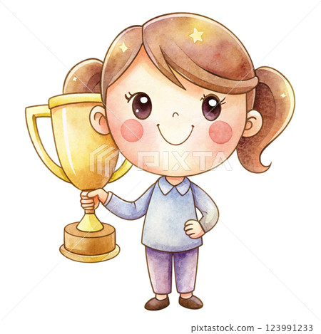 National Employee Appreciation Day  Watercolor 123991233