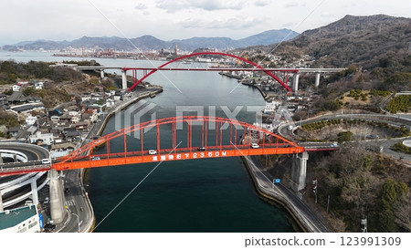 音頭海峽【音頭大橋、第二音頭大橋、清盛陵】無人機空拍_KONDB_002 123991309