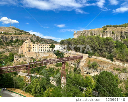 Spain: Historic walled city of Cuenca 123991448