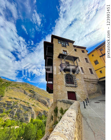 Spain: The Hanging Houses in the Historic Walled City of Cuenca 123991451
