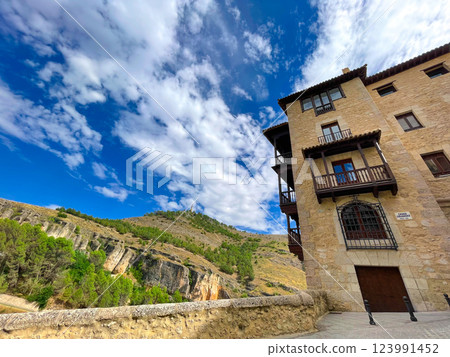 Spain: The Hanging Houses in the Historic Walled City of Cuenca 123991452