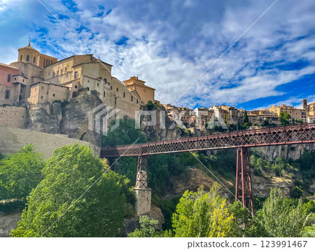 Spain: Historic walled city of Cuenca 123991467