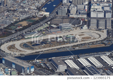 Aerial view of Oi Racecourse 123993175