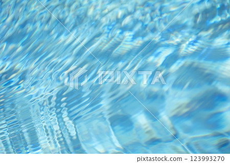 Sparkling Pool - Image of summer colors 123993270