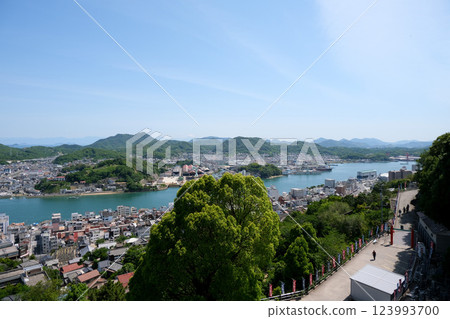 Onomichi City, Hiroshima Prefecture_Scenery from behind the main hall of Senkoji Temple near Mt. Ishizuchi 5_May 2024 123993700