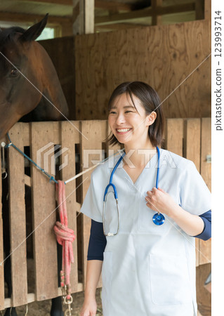 veterinarian, veterinary, veterinary surgeon 123993714
