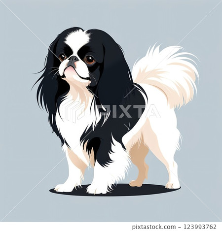 擁有可愛臉龐和扁平鼻子的 Chin 123993762