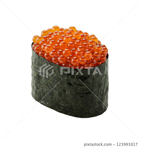 Delicious salmon roe gunkan 123993817