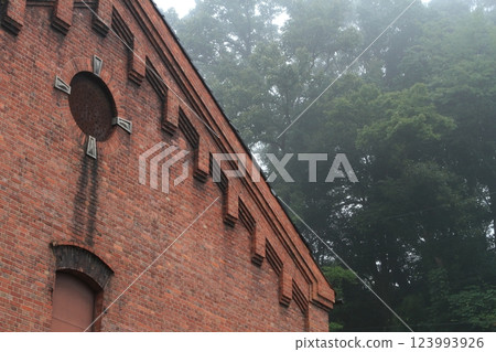Red brick wall Red brick wall 123993926