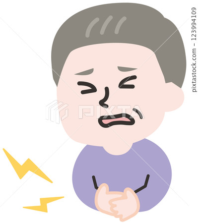 腹痛的人 腹痛的人 123994109