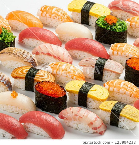 各種壽司 123994238