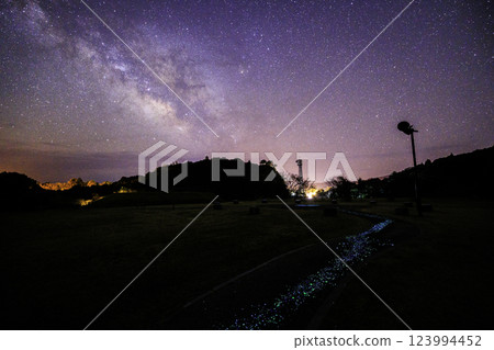 《Kochi Prefecture Stargazing Square》 Stars on the ground, the Milky Way and the starry sky from the Stargazing Square 《Kochi Prefecture Stargazing Square》 Stars on the ground, the Milky Way and the starry sky from the Stargazing Square 123994452